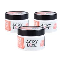 Acrylove Polvo Acrilico Make Up 1 Oz Make Up #5 3 Unid