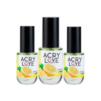 Aceite Para Cutícula 14ml Yellow Lemon Acrylove 3 Unid