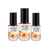 Aceite Para Cutícula 14ml Freesia Melocotón Acrylove 3Und