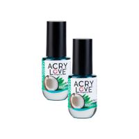 Aceite Para Cutícula 14ml Coco Verde Acrylove 2 Unid