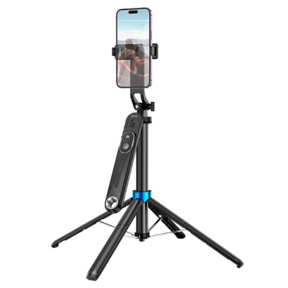 Tripode Selfie Stick HOCO K22 Handy 1.75mts Control Remoto Negro