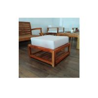 BANQUETA TERRAZA MOBILIARI ZEED MP MICROFIBRA NATURAL