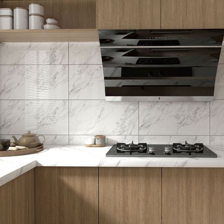 Pared Marmolizada Betas Blanca 30x60cm 1.8m2 Orange