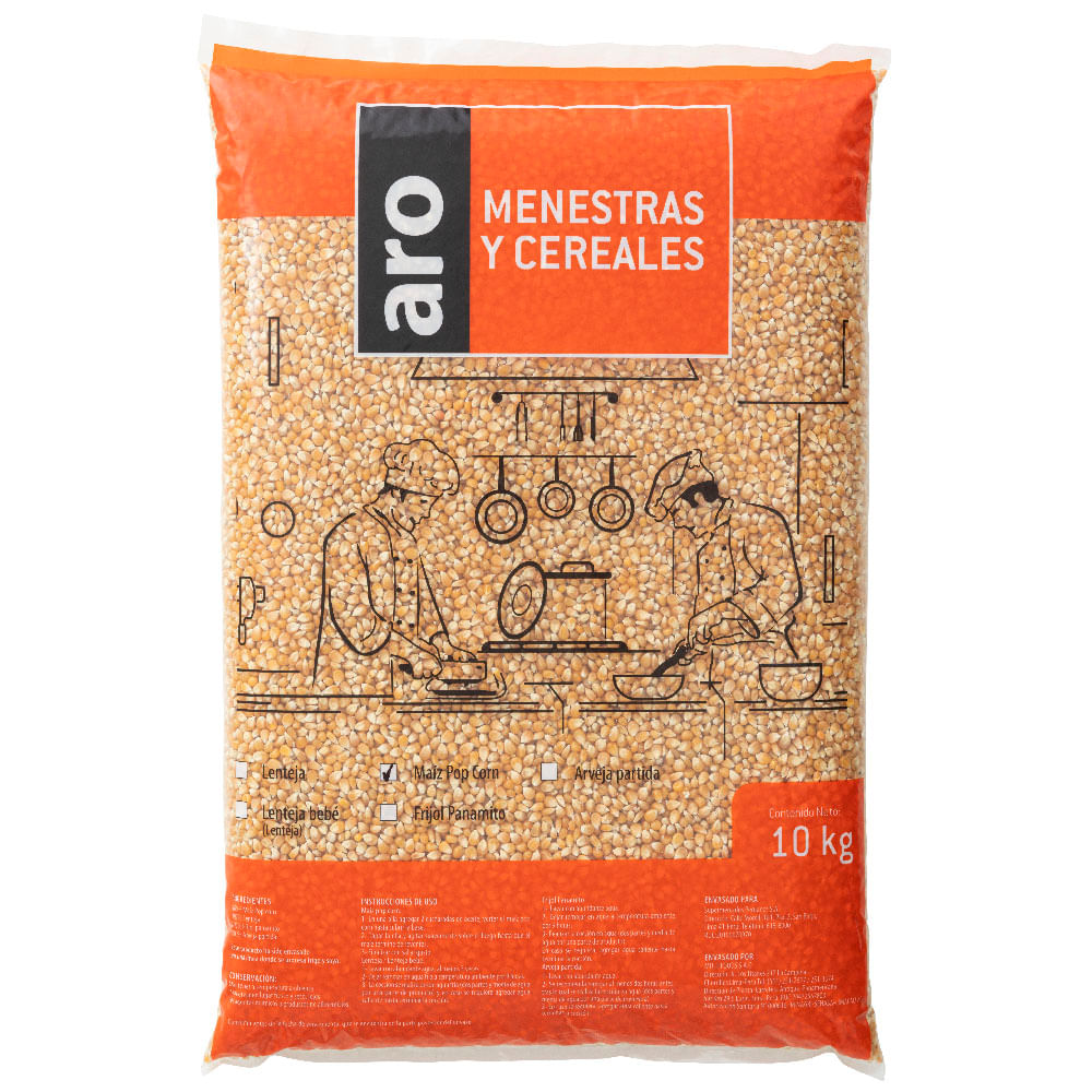 Maíz Pop Corn ARO Bolsa 10Kg