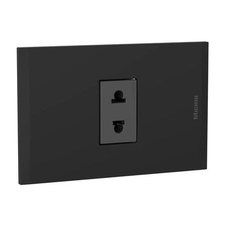 Tomacorriente Universal Bticino Modus 4 AH2112E1ANG Negro