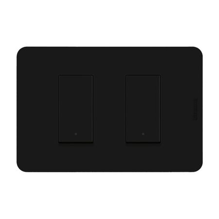 Interruptor Doble Negro Matix Go Bticino