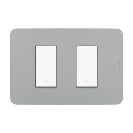 Interruptor Doble Gris Matix Go Bticino