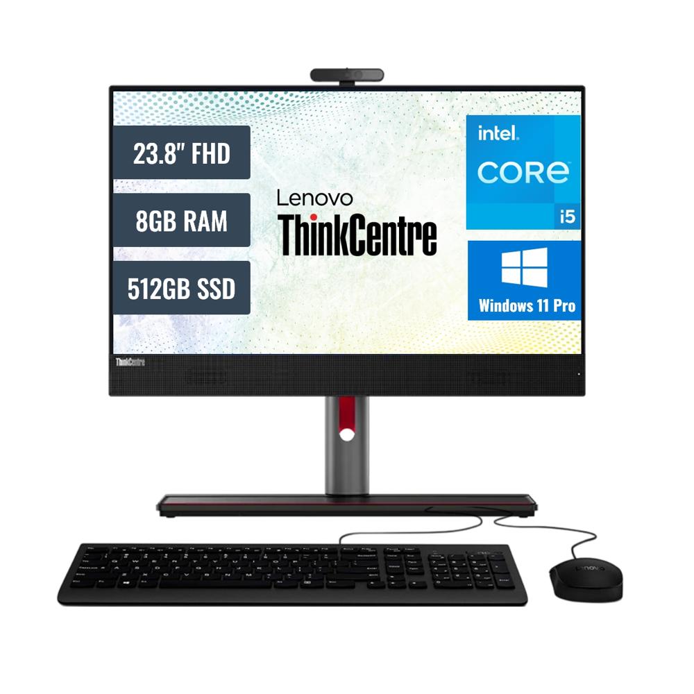 All In One Lenovo ThinkCentre M90A Intel Core i5 8GB RAM 512GB SSD 23.8 FHD Windows 11 Pro 11VGS0VG
