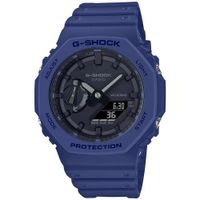 Reloj Casio G-Shock Carbon Core GA2100-2A Digital Análogo Luz Led Acuático Resina Azul