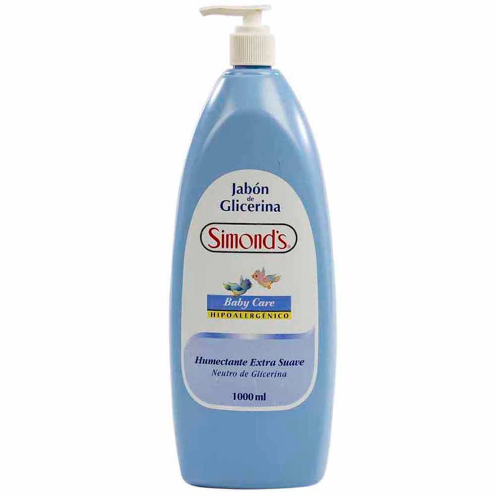 Jabón Líquido para Bebé SIMOND'S Neutro Glicerina Frasco 1L