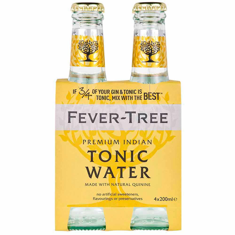 Agua Tónica FEVER TREE Botella 200ml Paquete 4un