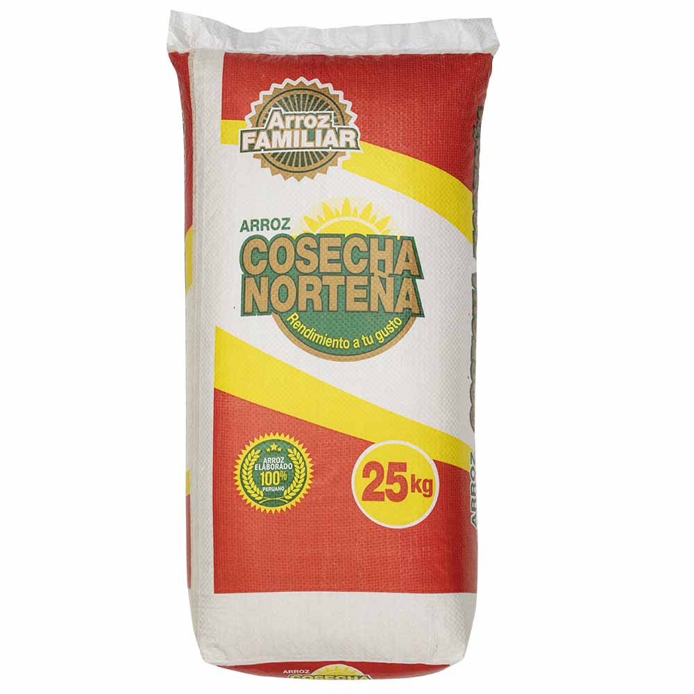 Arroz Familiar COSECHA NORTEÑA Saco 25Kg