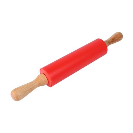 Rodillo de Madera Orange para Amasar Masas con Precisión