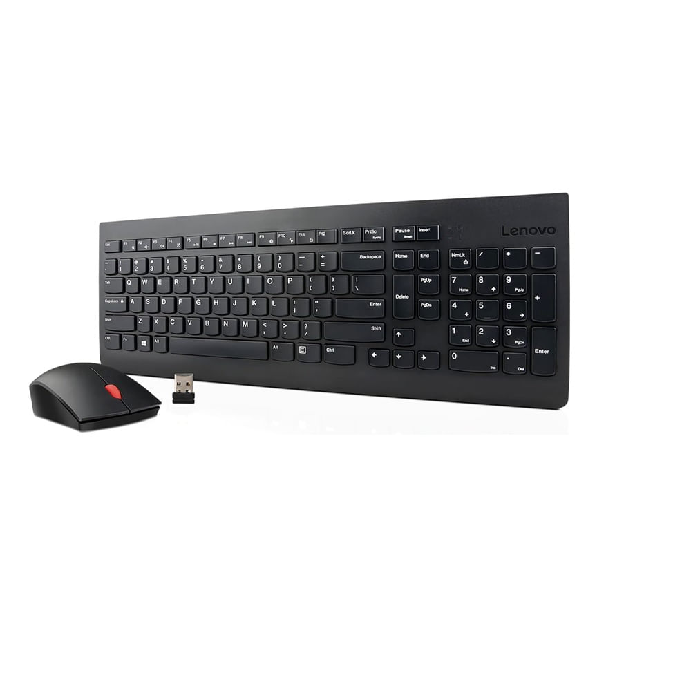 Kit de Teclado Mouse LENOVO 510 Inalámbrico Color Negro