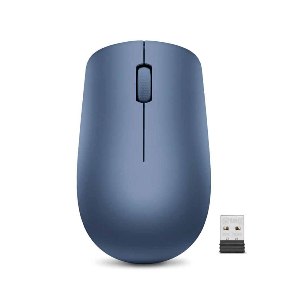 Mouse Inalambrico Lenovo 530  Ambidextro 1200 DPI Color Abismo Azul