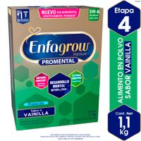 Fórmula Infantil ENFAGROW Promental Preescolar Sabor a Vainilla Caja 1.1Kg