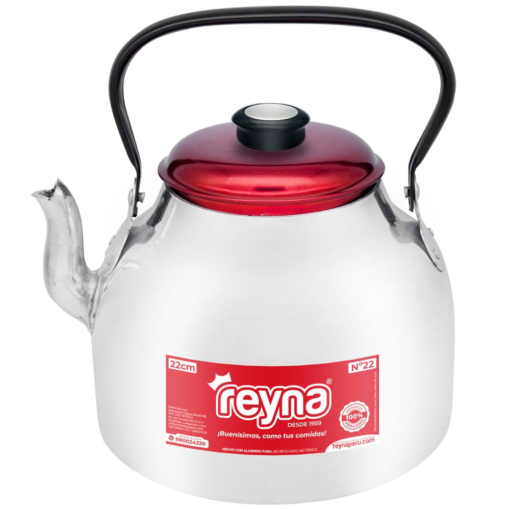 Tetera REYNA 22 Tapa Roja 3.8L