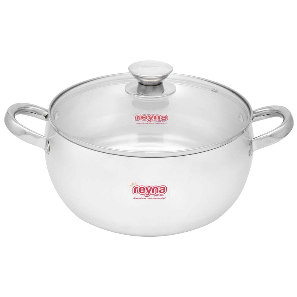 Olla REYNA Bombé T/Vidrio 26