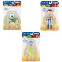 Pixar FiguraGoma Flex 10 A 12 cm 1Un DISNEY (Modelos Aleatorios)