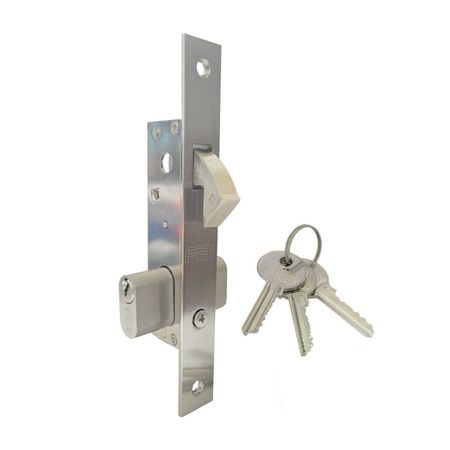 Cerradura de Embutir Pico Loro Fibi For Iseo en Acero Zincado