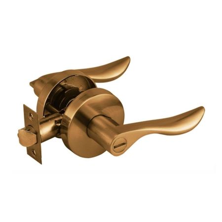 Manija para Baño Fibi For Iseo Modelo Callao Bronce Pulido Izquierda en Acero Inoxidable 304