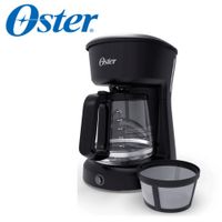 Cafetera Oster BVSTDCS121B de 12 tazas con Filtro Reutilizable