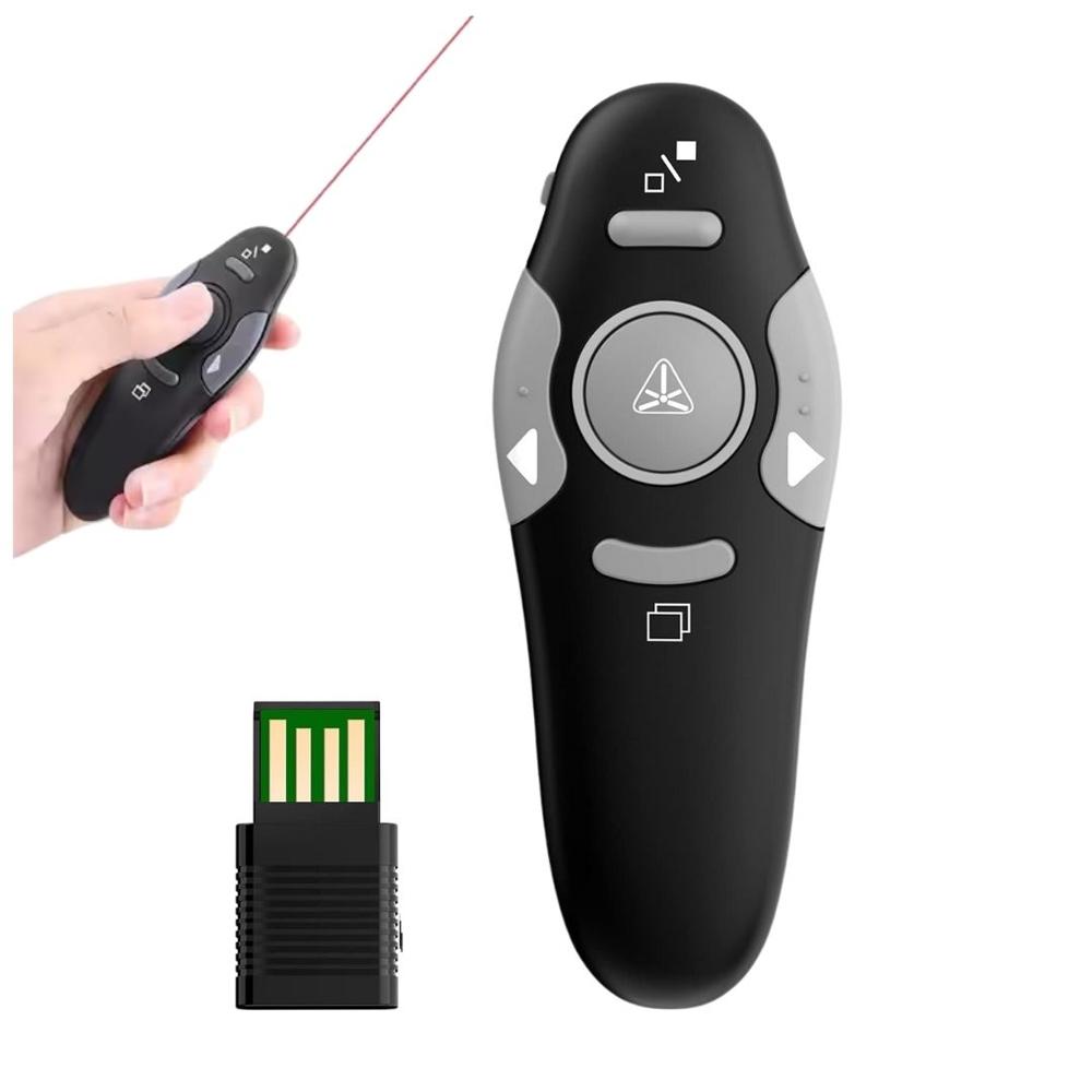 Puntero Láser Presentador de Diapositivas Mouse Inalámbrico