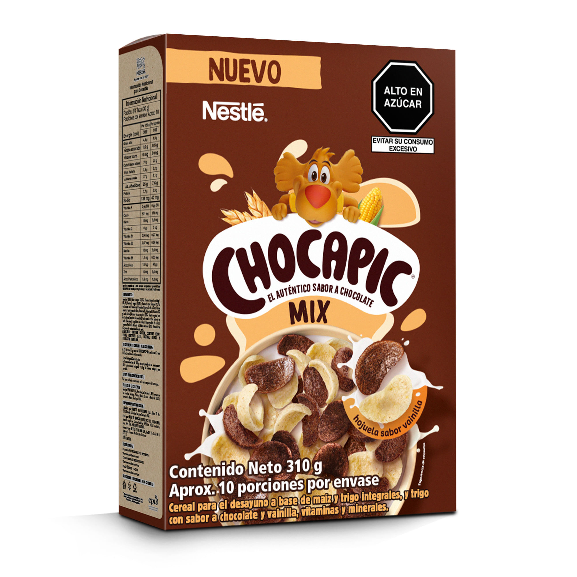 Cereal NESTLÉ Chocapic Mix Caja 310g
