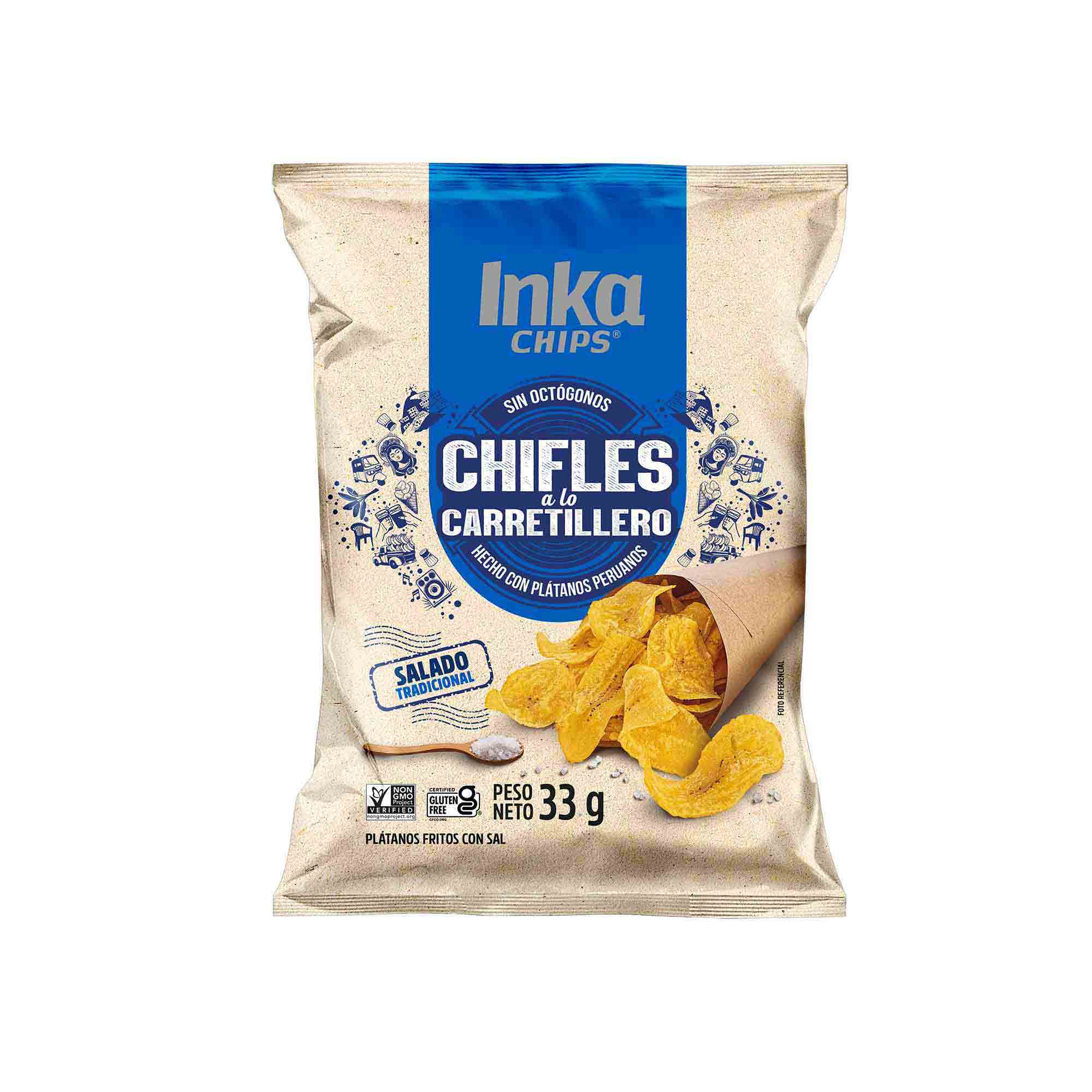 Chifle Salados INKA CHIPS Bolsa 33g