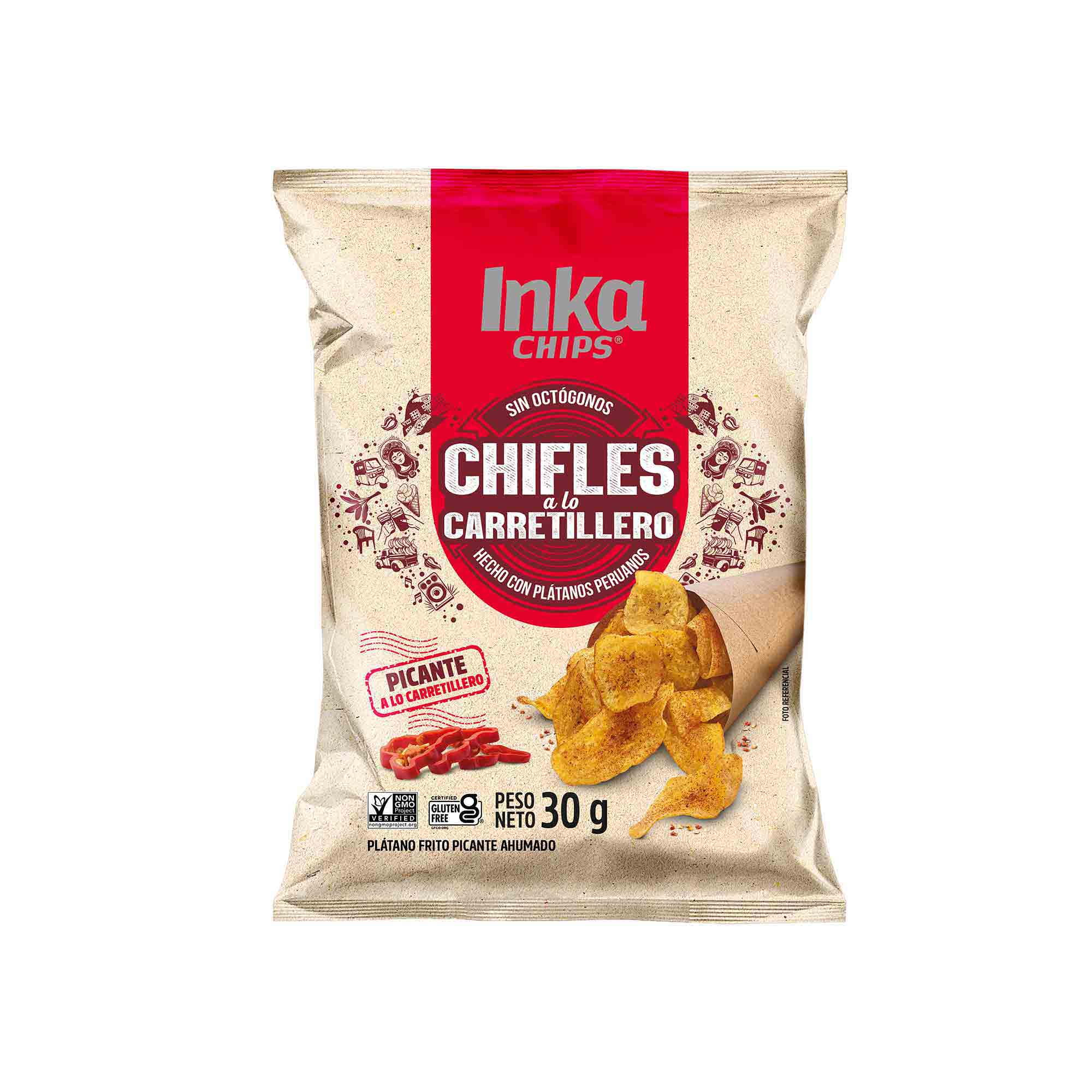 Chifles Picantes INKA CHIPS Bolsa 30g