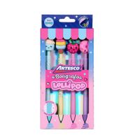 Set Lapiceros ARTESCO Lollipop Colores 4un