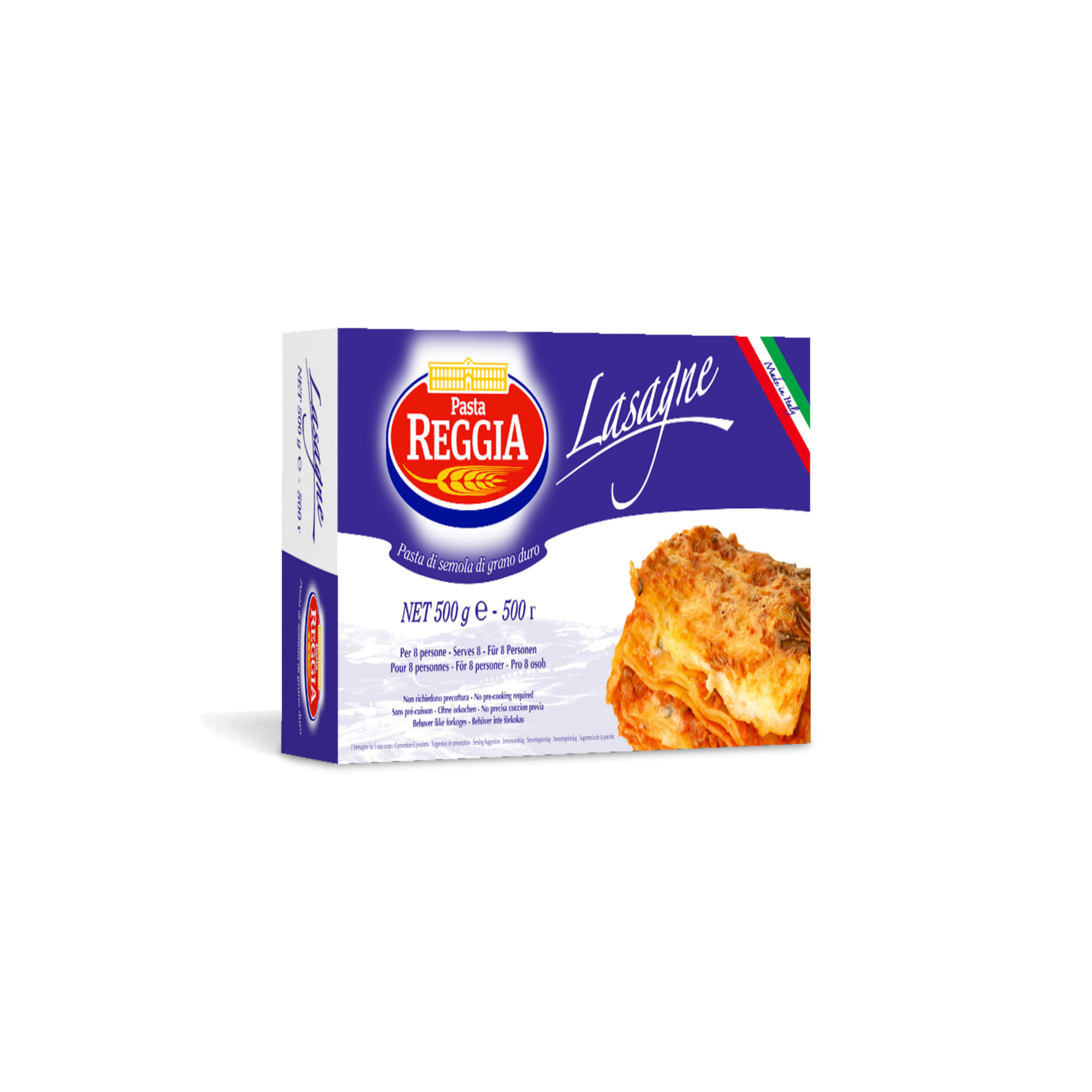 Pasta de Lasagne REGGIA Caja 500g