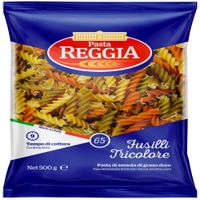 Pasta Fusilli Tricollore REGGIA Bolsa 500g