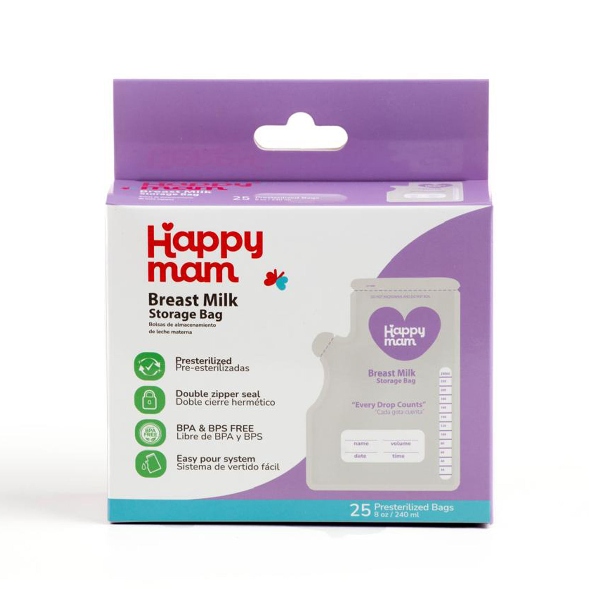 Bolsas de Almacenamiento de Leche Materna HAPPYMAM x 25un