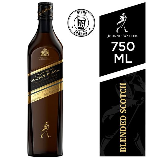 cepillo Atlético Belicoso Whisky JOHNNIE WALKER Double Black Botella 750ml | plazaVea - Supermercado
