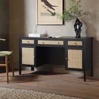 Escritorio Vintage Yuina Negro R&R MUEBLES