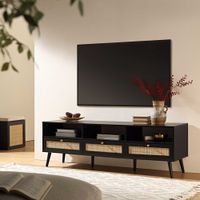 Mueble de TV Vintage 65"" Izutsumi Negro R&R MUEBLES