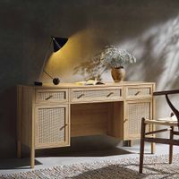 Escritorio Vintage Yuina Marrón R&R MUEBLES