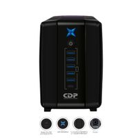 Ups Interactivo R-Upr508I Con Avr 500Va 250W 5 Usb 8 Salidas