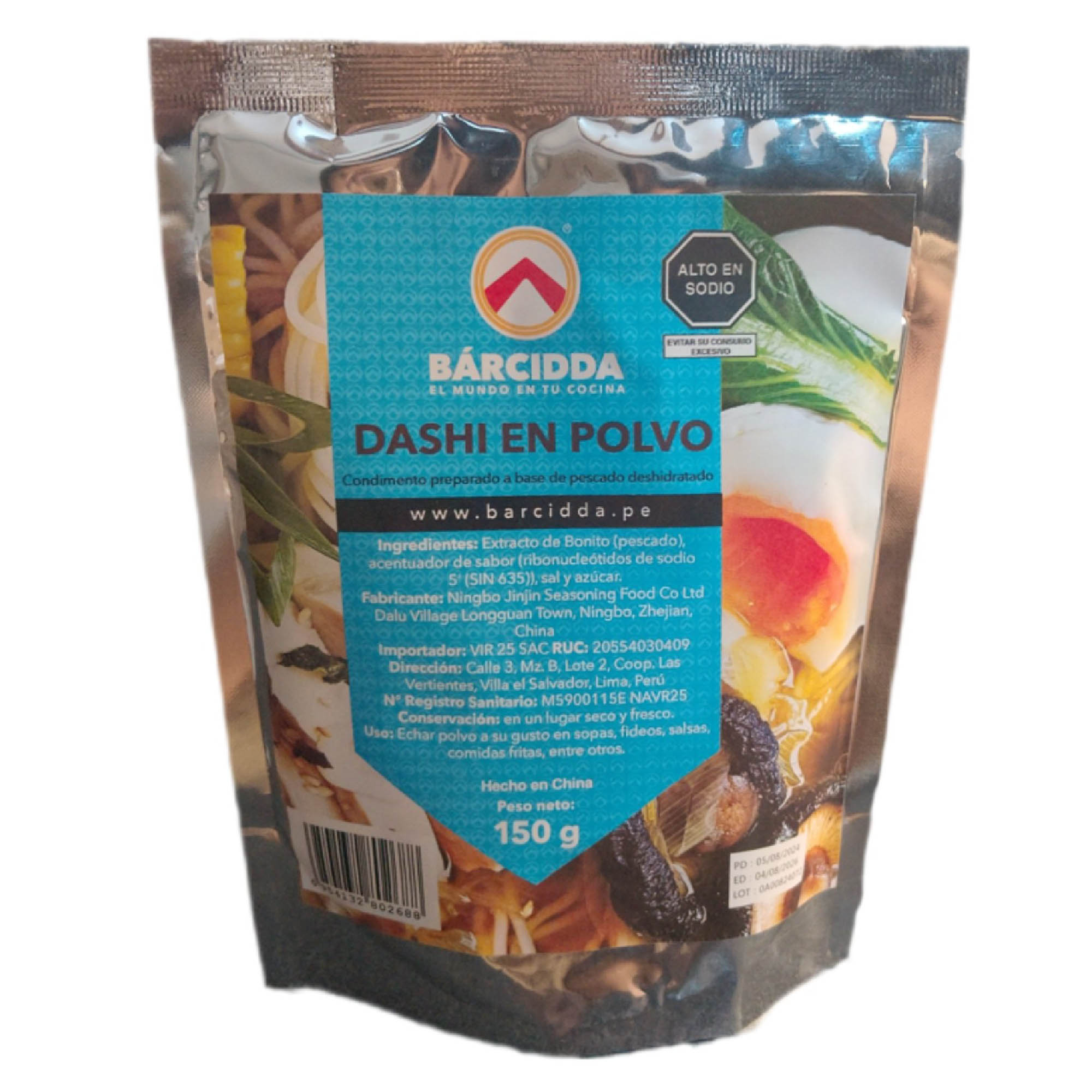 Condimento BARCIDDA Hondashi Paquete 150g