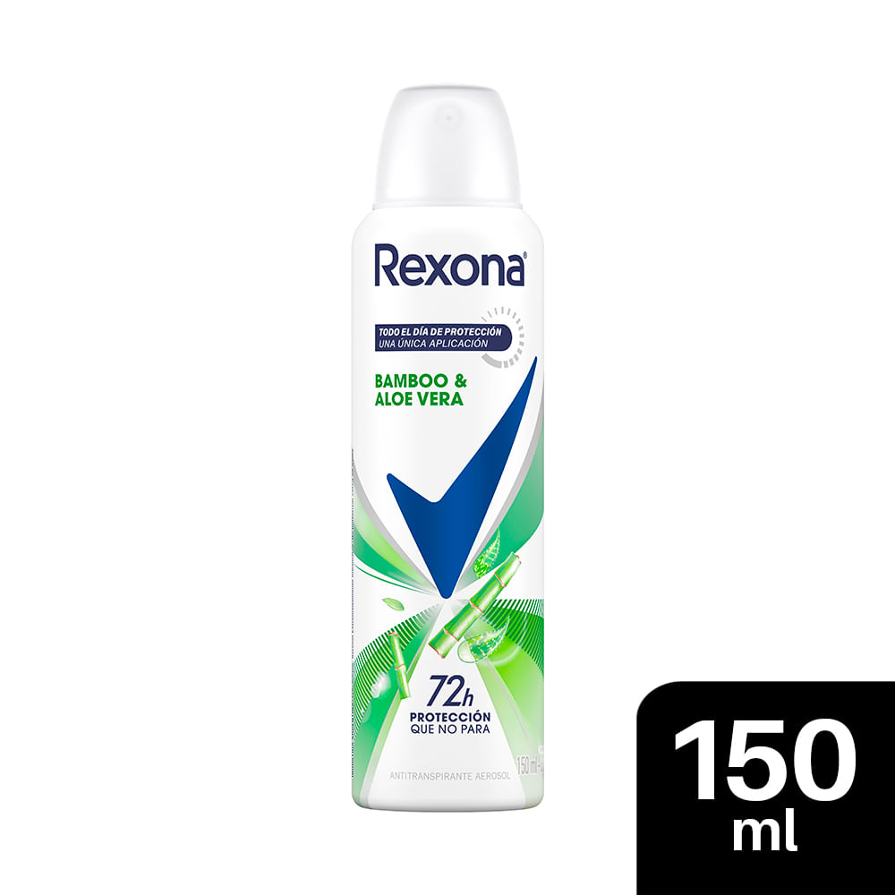 Desodorante Aerosol para Mujer REXONA Bamboo Frasco 175ml