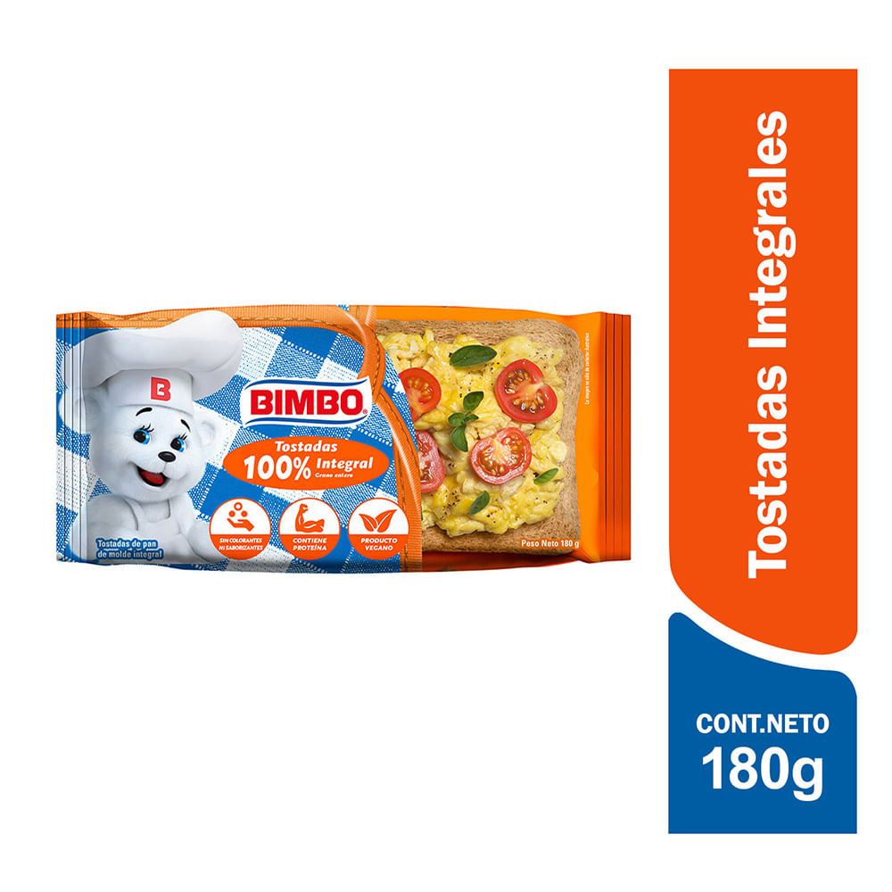 Tostadas BIMBO Integrales Paquete 10un