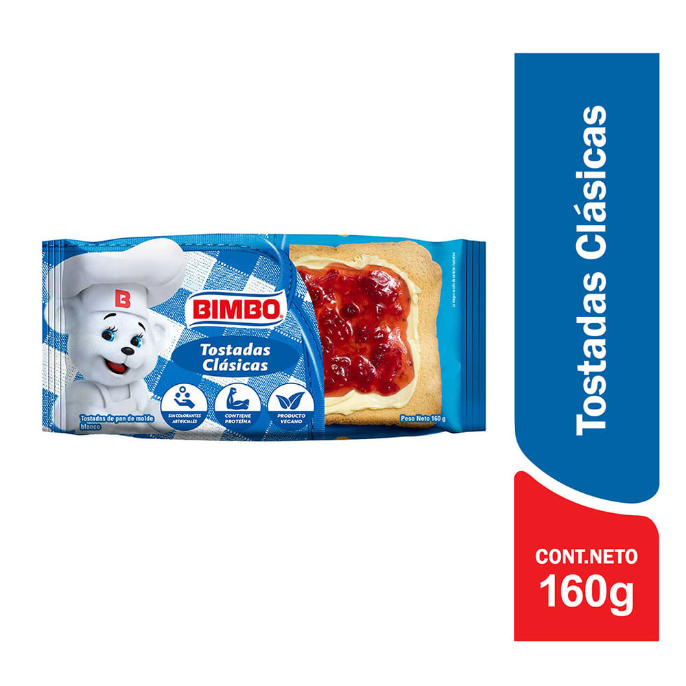 Tostadas BIMBO Clásicas Paquete 10un