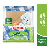Pan Pita BIMBO Cero Cero Bolsa 240g