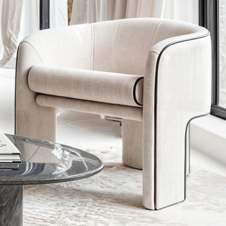 Silla de Comedor Orgánico Anni- Blanco y Negro