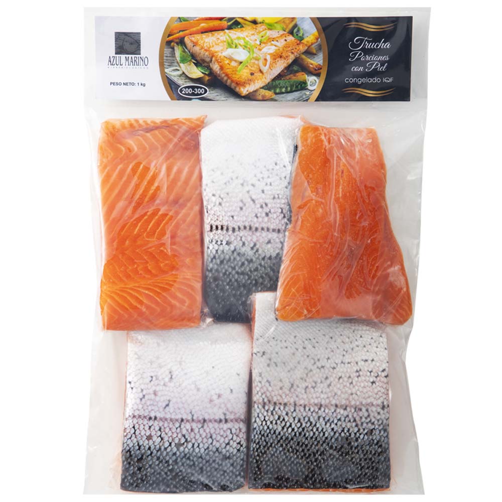 Filete de Trucha Congelado AZUL MARINO Bolsa 500g