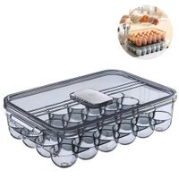 Porta Huevos Premium con Tapa Gris 2520001