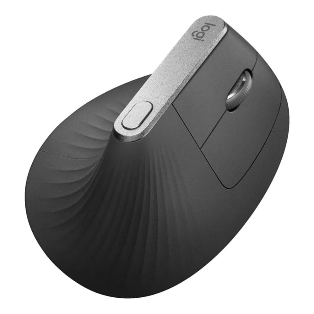 Mouse Logitech MX Vertical Ergonómico Wireless Bluetooth USB C Negro