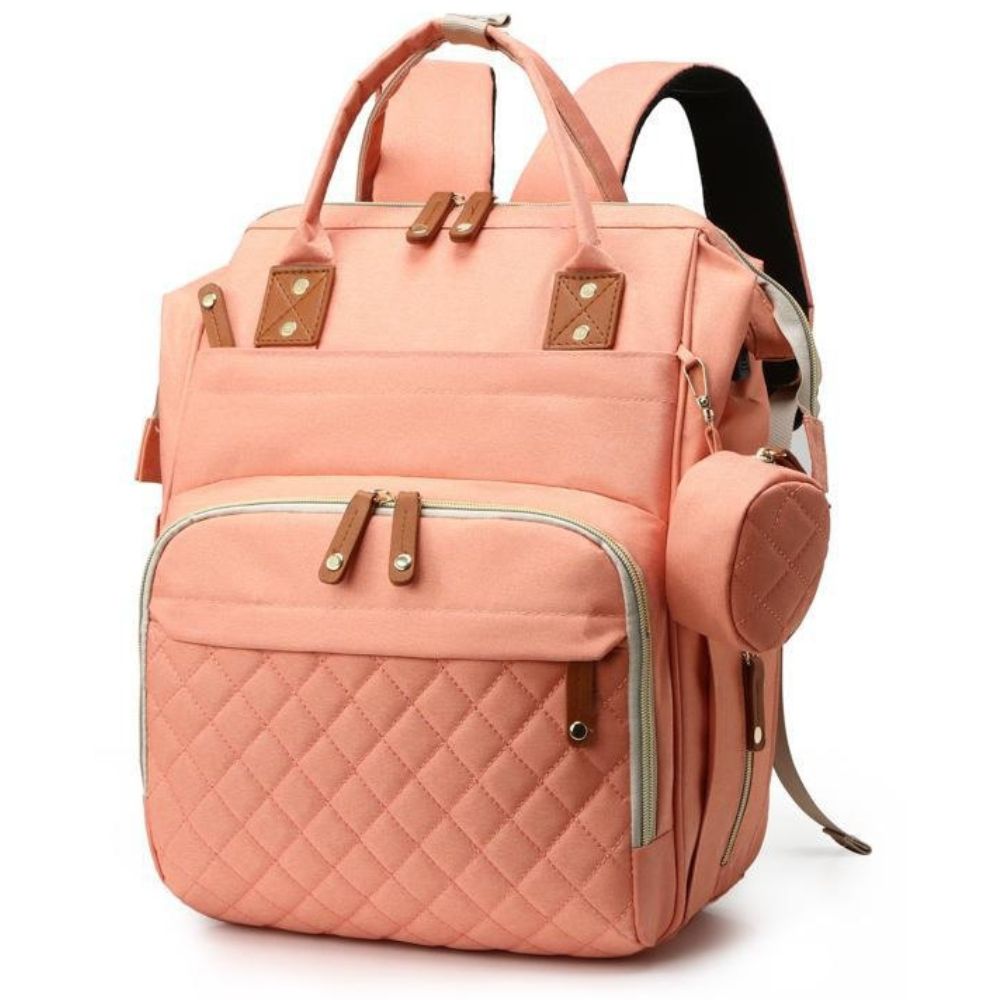Mochila Pañalera Confort Rosa