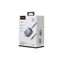 Cargador Completo Original Ugreen de 3 Puertos 65W